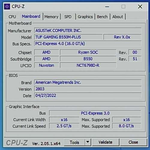 3700x + TUF Gaming b550m plus (no wifi)