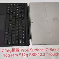 i7 16g板載 Pro6 Surface i7-8650U 16g ram 512g SSD 12.3" Touch