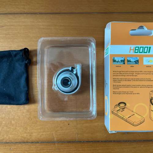 手機鏡頭附加wide angle及macro鏡