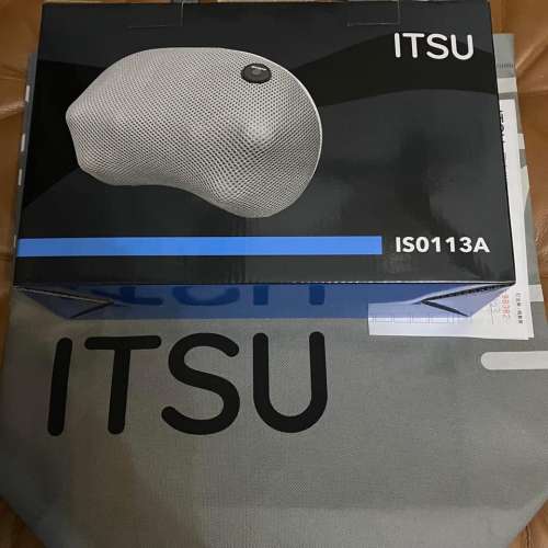 全新 ITSU  御手の物  無線 迷你溫熱按摩枕 【紫色】