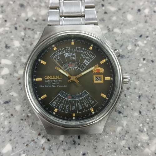 ORIENT AUTOMATIC 21 JEWELS NEW MULTI-YEAR CALENDAR