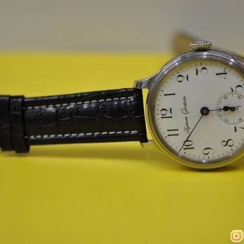 中古Lystem Glashutte(格拉蘇蒂)機械鋼腕錶