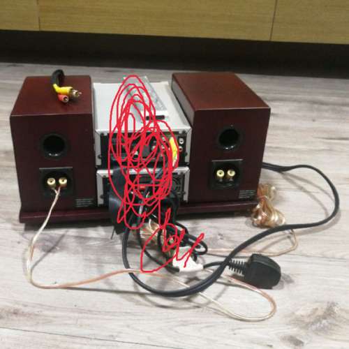 Philips MCD772 雙喇叭 （DVD Player 迷你影院 MCD772/73 Hi-Fi Mini的配備）