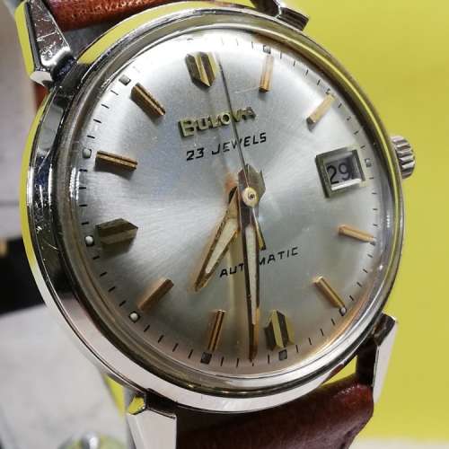 中古Bulova 機械自動腕錶