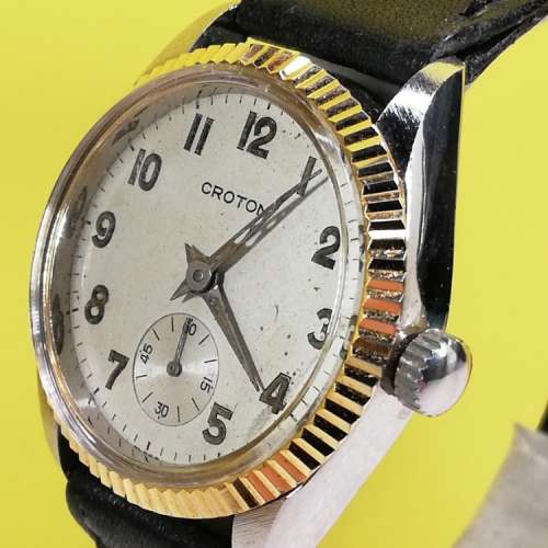 中古CROTON 機械上鏈腕錶