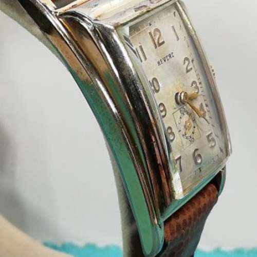 中古REVERE 機械上鏈腕錶