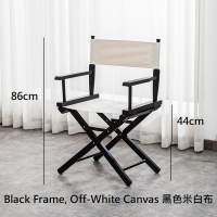 86cm Height Black Frame, Off-White Canvas 黑色米白布導演椅 - Rent 日租 / Sell ...