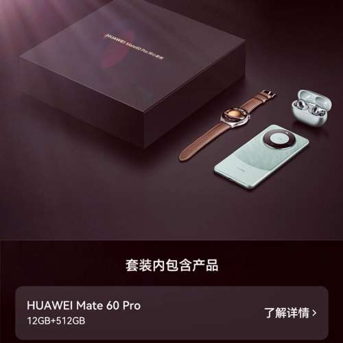 Huawei Mate 60 Pro 同心套裝
