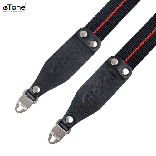 Black and Red Nylon Neck Shoulder Strap For Rolleiflex 6000 6001 6003 6008 2.8GX