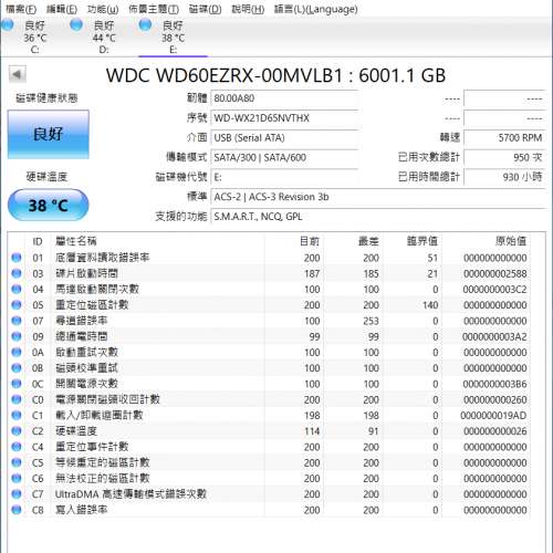 WD 6TB 3.5" 外置硬盤