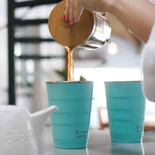 Pirani 16oz Insulated Stackable Tumbler 可疊放不鏽鋼真空保溫杯(連杯蓋)