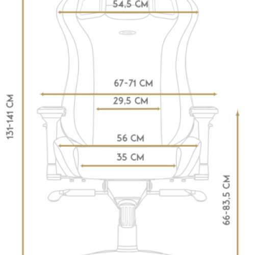 可用消費券!  Noblechair - Epic Series 人體工學高背電競椅 免費送貨+安裝 2年保用