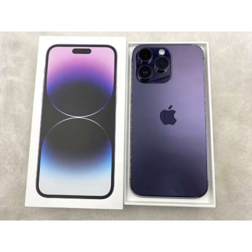 港版 Apple iPhone 14 Pro Max 256G 暗紫色6.7寸大螢幕，買翻來未用過，同全新一樣...