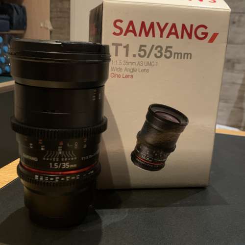 samyang 35mm T1.5 手動鏡 （m43 / sony e mount 兩用）