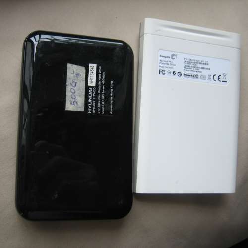 500G x 2pcs. ext.hdd