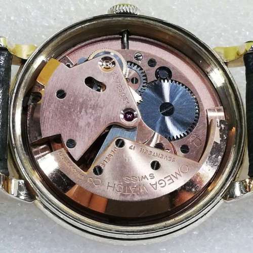 Vintage Omega 機械自動撞陀皮常腕錶