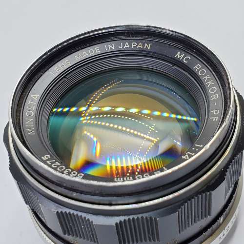 Minolta 58mm F1.4  No. 5630275