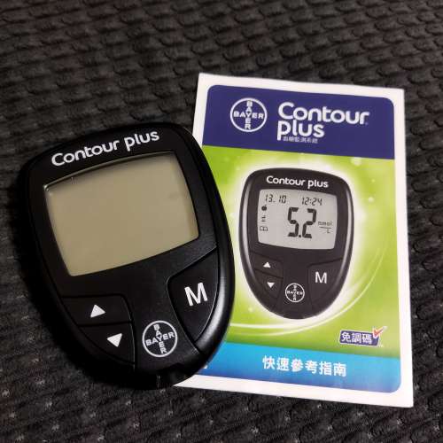 Contour Plus 血糖儀（香港行貨，二手，永久保養）糖尿病 血糖機 拜耳