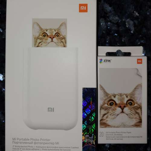 小米便攜相片打印機及相紙相紙