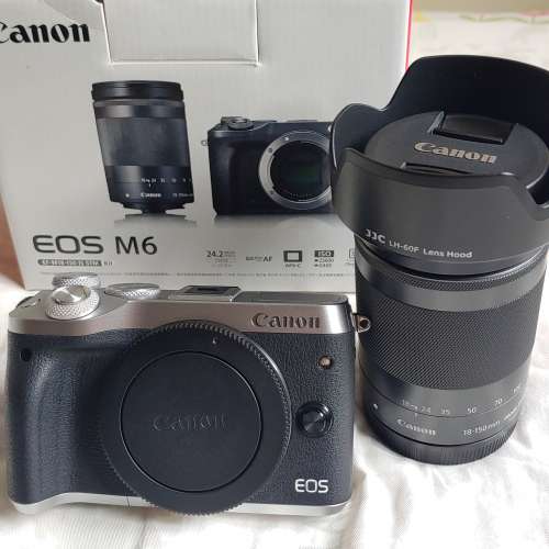 Canon M6 18-150Kit + EF-M 11-22mm廣角鏡 + EVF-DC1電子觀景器 + 2支7工匠鏡頭