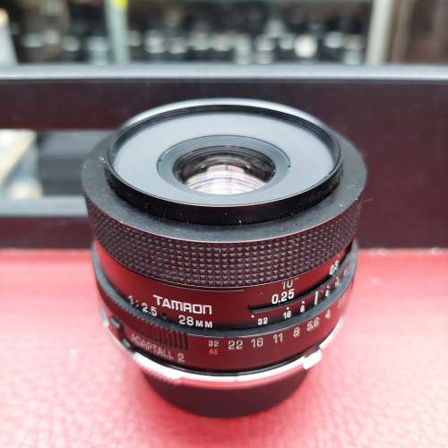 TAMRON 28MM F2.5 NIKON Ai MOUNT LENS CLEAR