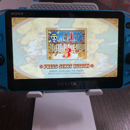 psvita 2000 機 水波藍 128G卡 開心版