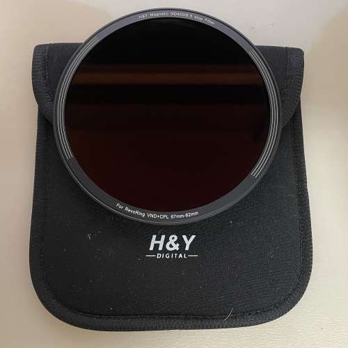 H&Y ND400 (8.5 EV Stops) Magnetic Clip-on Filter for REVORING (67-82mm)