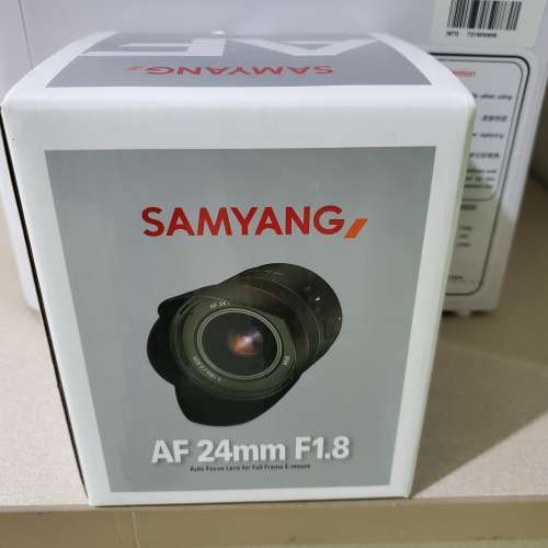 未開全新 Samyang AF 24mm f/1.8 FE Lens for Sony E FF, A7, A7R, A7C, A7S (230g...