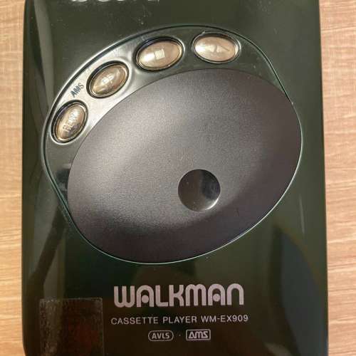 日本製Sony wm-Ex909墨綠 雙磁頭 DBB板Walkman