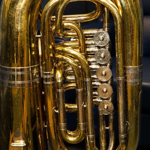 Miraphone F Lacquer tuba  w/case & bag