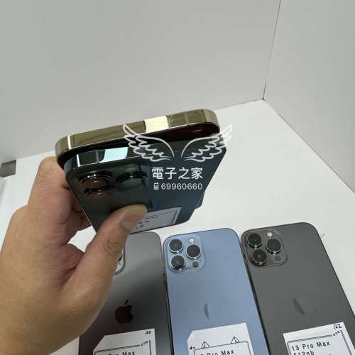(香港行貨大機13pro max )Apple Iphone 13 pro max 金色 綠色 灰色 黑色  128 256 ...