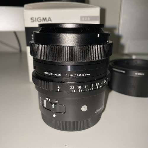 Sigma 35 f2 DG DN (E-mount)