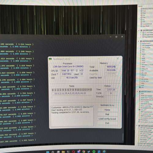 i9-13900KS + Asus Z790 Apex + 2x24GB 8267C38