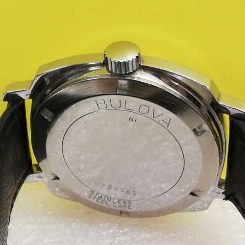 Vintage Bulova 自動機械腕錶.