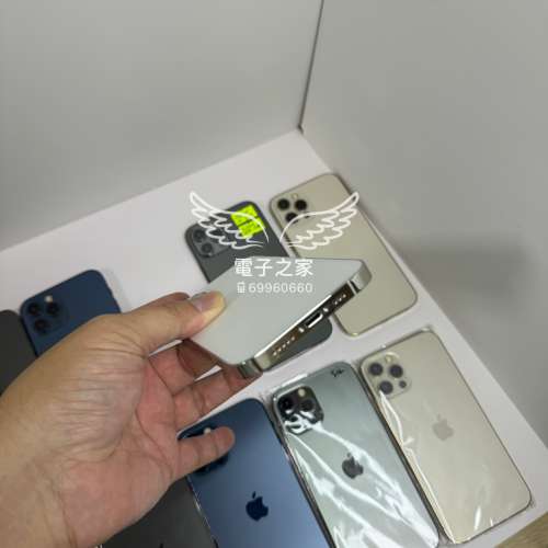 (極少完美，白色12pro 港行)Apple Iphone 12 pro 白/黑/藍/金   128 256 512 gb