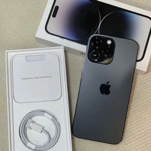 港版 Apple iPhone 14 Pro Max 256G 暗紫色6.7寸大螢幕，買翻極少用，同全新一樣，...