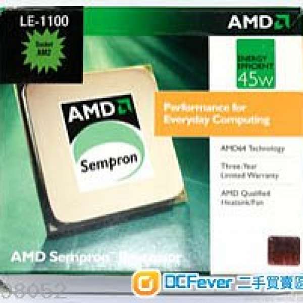 AMD Sempron LE-1100 CPU+ COOLER