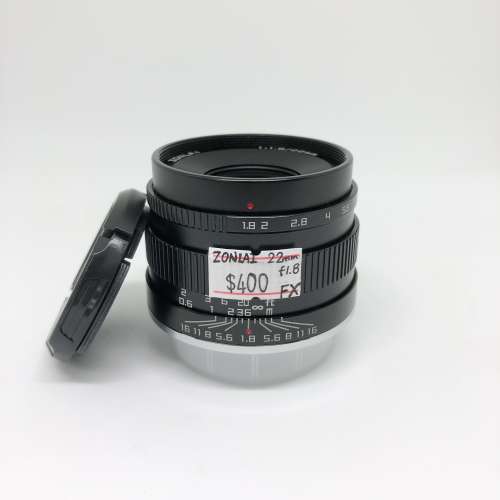 99% New Zonlai 22mm F1.8手動鏡頭, 深水埗門市可購買