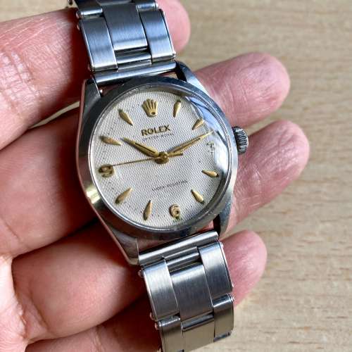 Vintage Rolex Royal ref.6144 1956年勞力士少有格仔錶面手上鍊手錶