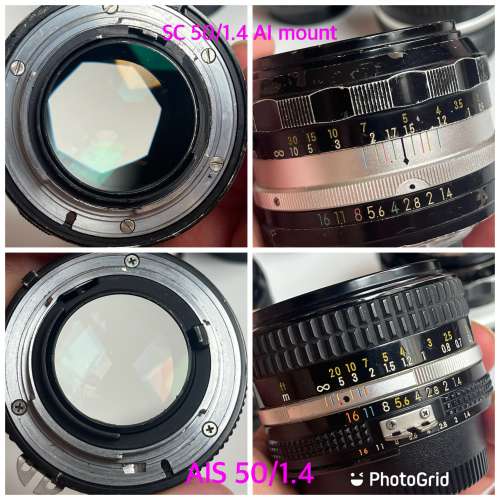 Nikon 24/2.8, 35/2, 50/1.4, 85/2, 105/2.5