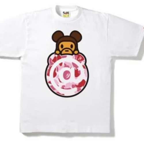A BATHING APE Medicom Toy Beartee 2017 Baby Milo Tee WHITE