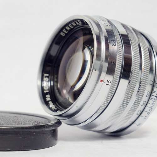 極罕見早期全銅重版 Canon Serenar 50mm f1.5 大光圈 (極新淨)