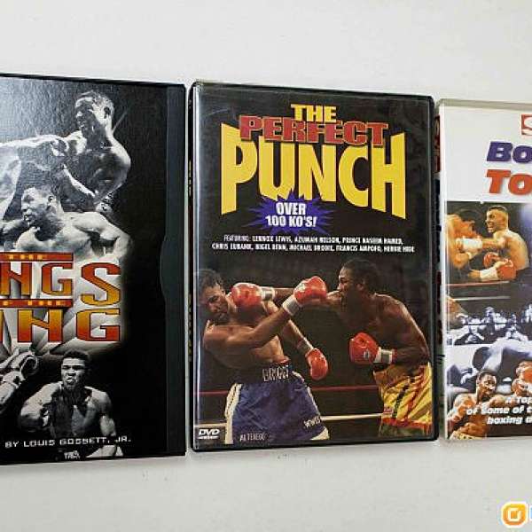 BOXING DVD Muay Thai 泰拳 拳擊 DVD x 3 經典珍藏