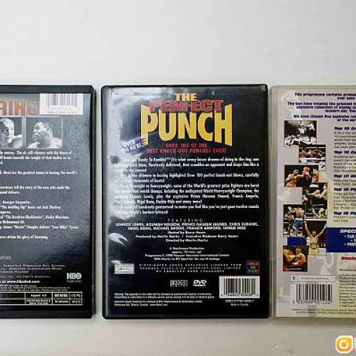 BOXING DVD Muay Thai 泰拳 拳擊 DVD x 3 經典珍藏