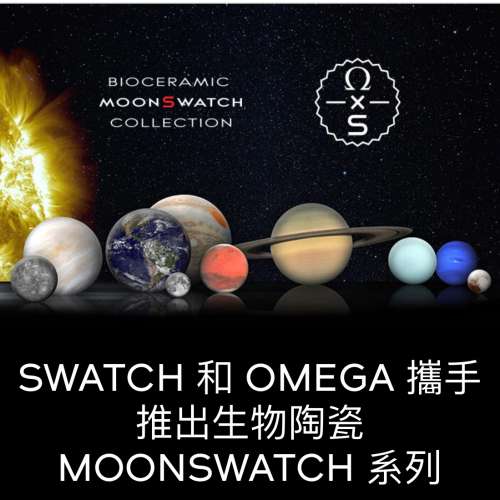 Swatch x Omega Mission to Neptune 海王星 全新行貨 5/10/2023單據