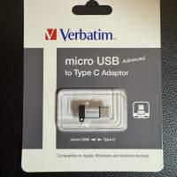 erbatim Micro USB to Type C Adaptor 65248