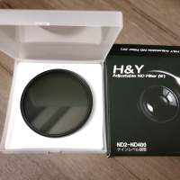 H&Y Adjustable ND filter ND2-ND 4 72mm