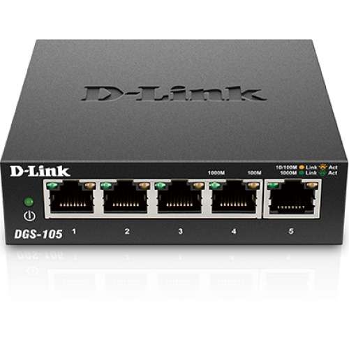Clearance Sales 清倉 D-Link DGS-105 5 Port Gigabit Switch 網路交換器行貨