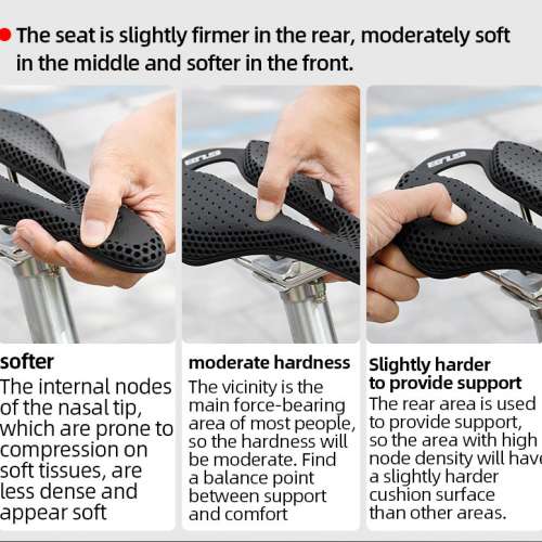 100%NEW GUB 3D Printing Bicycle Saddle Ultralight