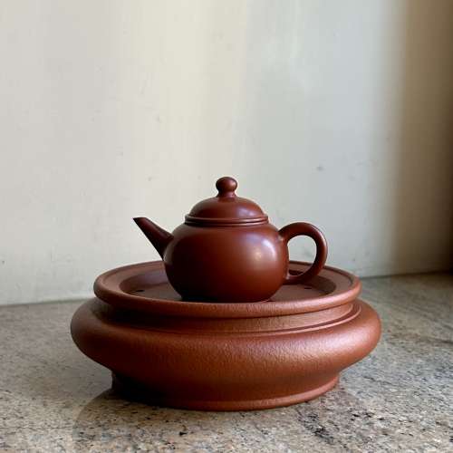 朱泥雙層壺承